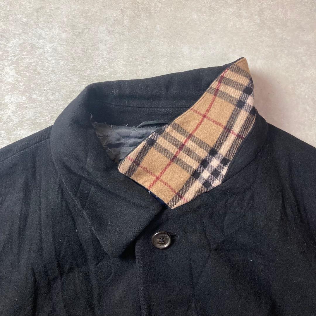 猫紙さま専用　バーバリー ロンドン ウールステンカラーコート ノバチェック