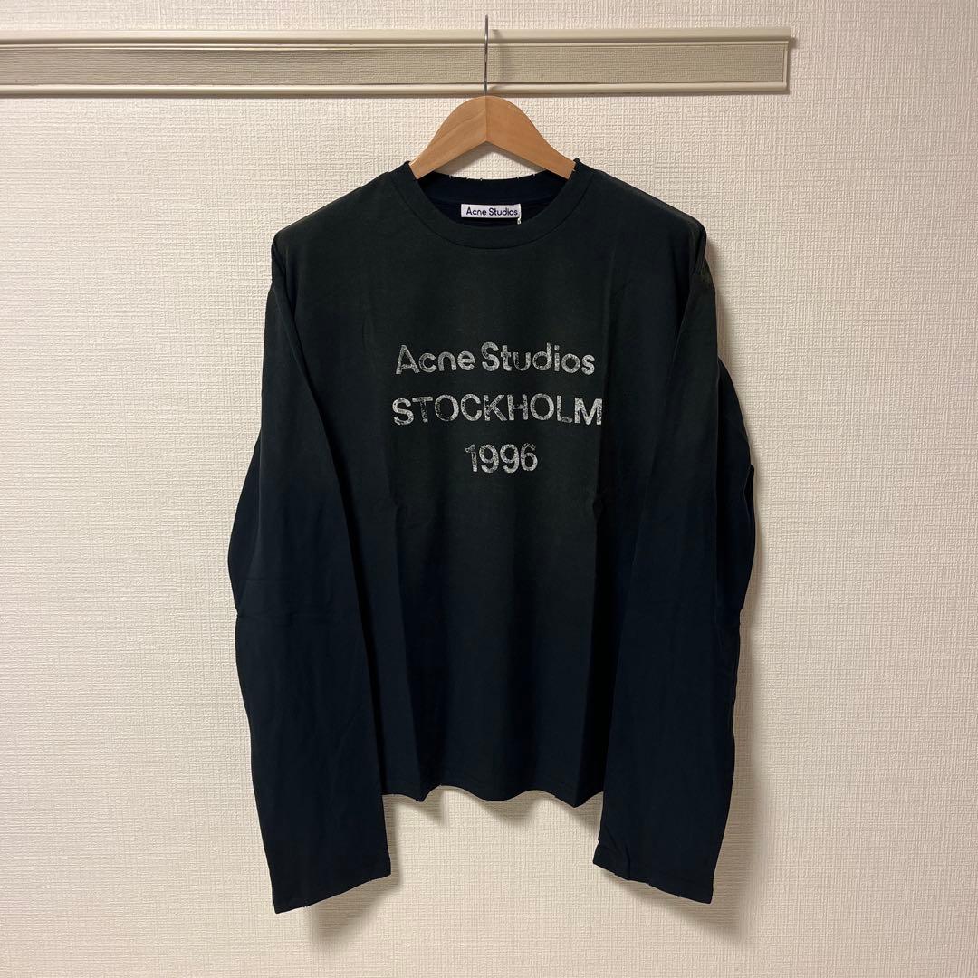 【極美品】ACNE STUDIOS LOGO ロングTシャツ Mサイズ