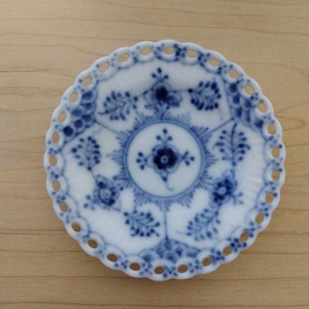ロイヤルコペンハーゲン ブルーフルーテッド フルレース　小皿　プレート　豆皿