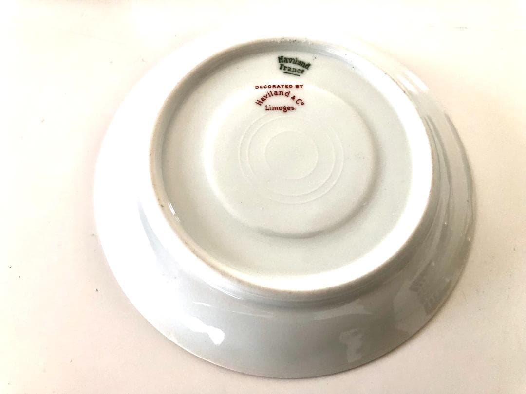 アビランド リモージュ カップ&ソーサー 金彩花柄 【アンティーク】