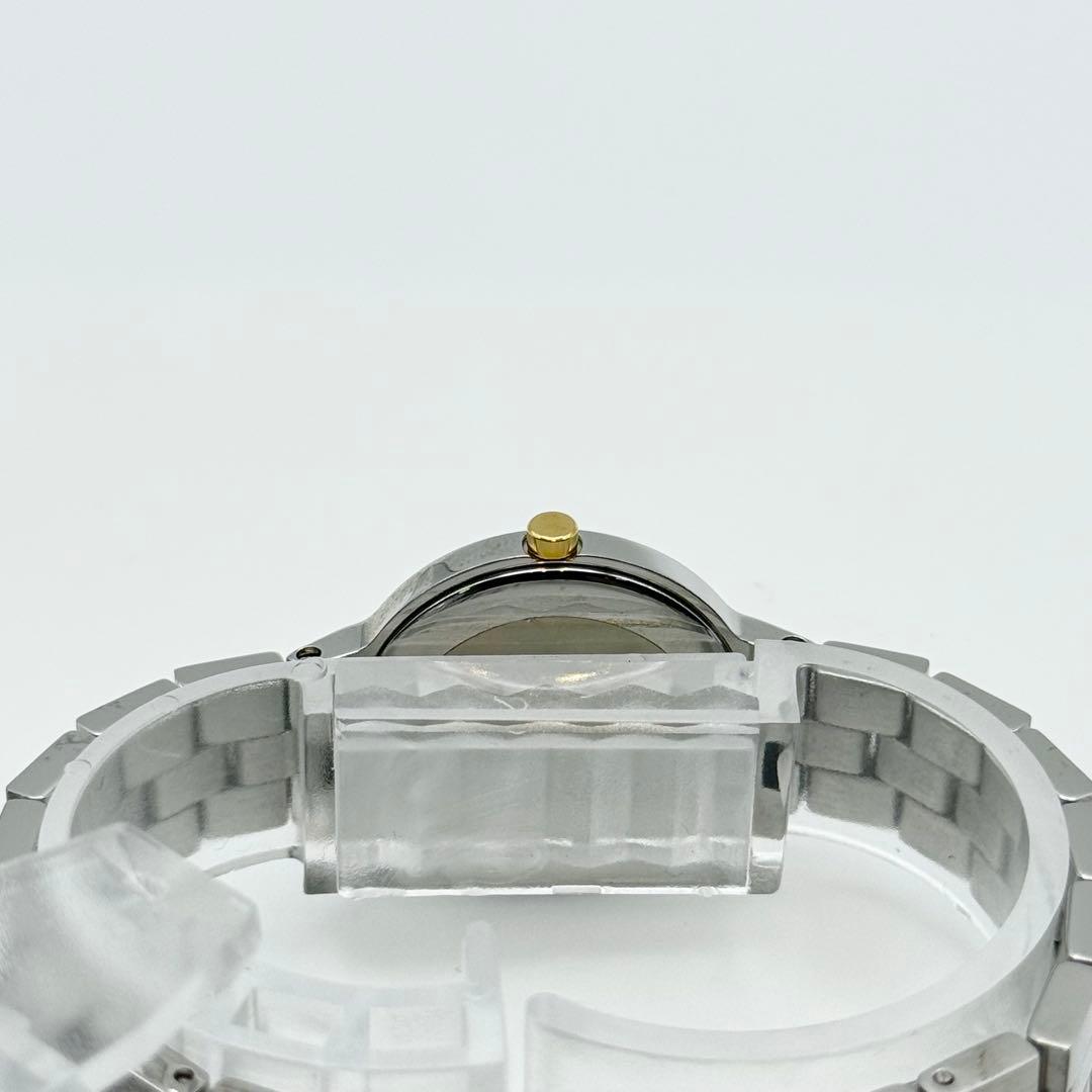 ✨新品電池・稼働✨サンローラン 腕時計 クォーツ ラウンド コンビ ビジネス