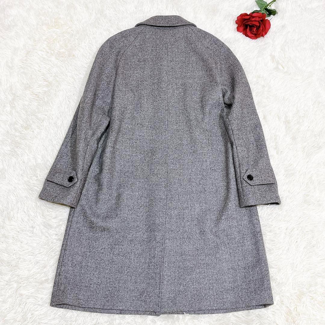 未使用級美品✨　edifice ロロピアーナ　ウール　ヘリンボーン　ステンカラー