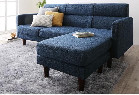 新品 送料込 スタイル自由な 洗えるコーナーカウチソファ カバーリングソファ N