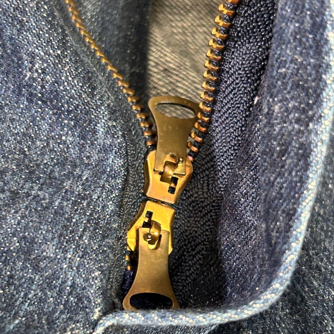 m5507【激レア EVISU】アーカイブ 大カモメ つなぎ デニム 日本製