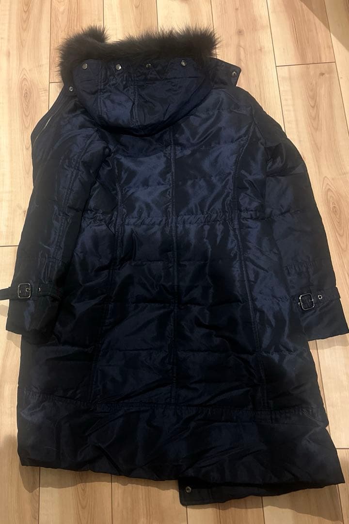 BURBERRY LONDON　ダウンロングコート　 40シャドーチェック