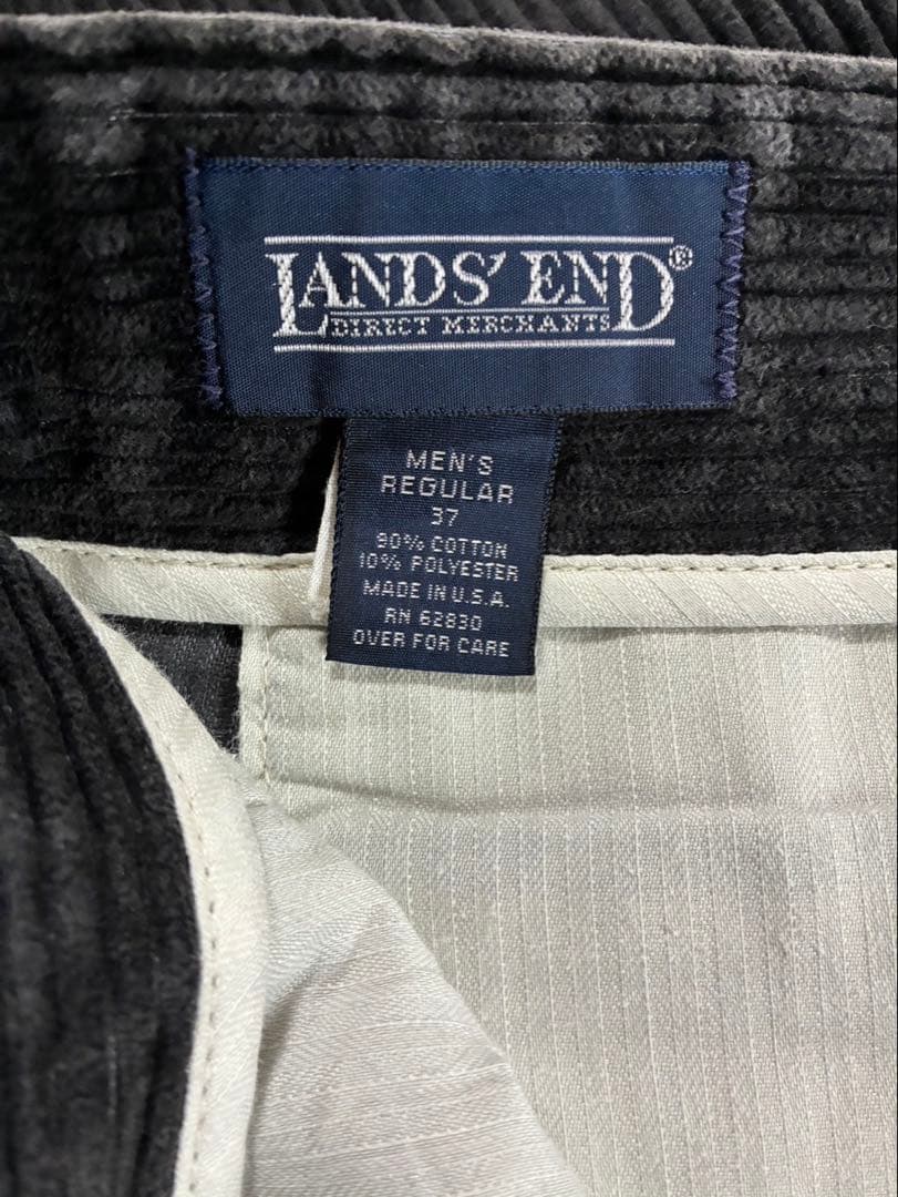90s LANDS'END ランズエンド コーデュロイ ブラック usa製