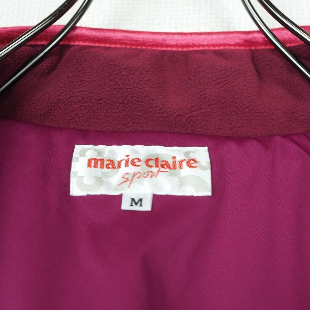 G4754*マリクレール☆中綿☆ゴルフ☆ジャケット☆ブルゾン☆紫パープル☆M