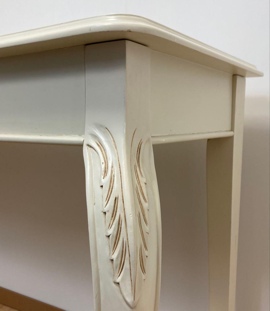 引き出し付きアンティーク調テーブル