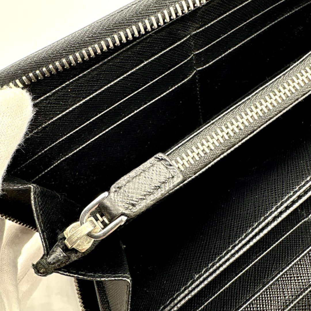 EAAマーケット プラダ 長財布 サフィアーノ ラウンドファスナー