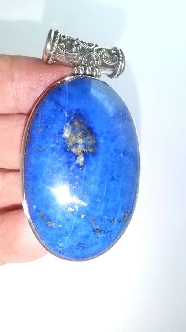 ラピスラズリシルバーペンダント