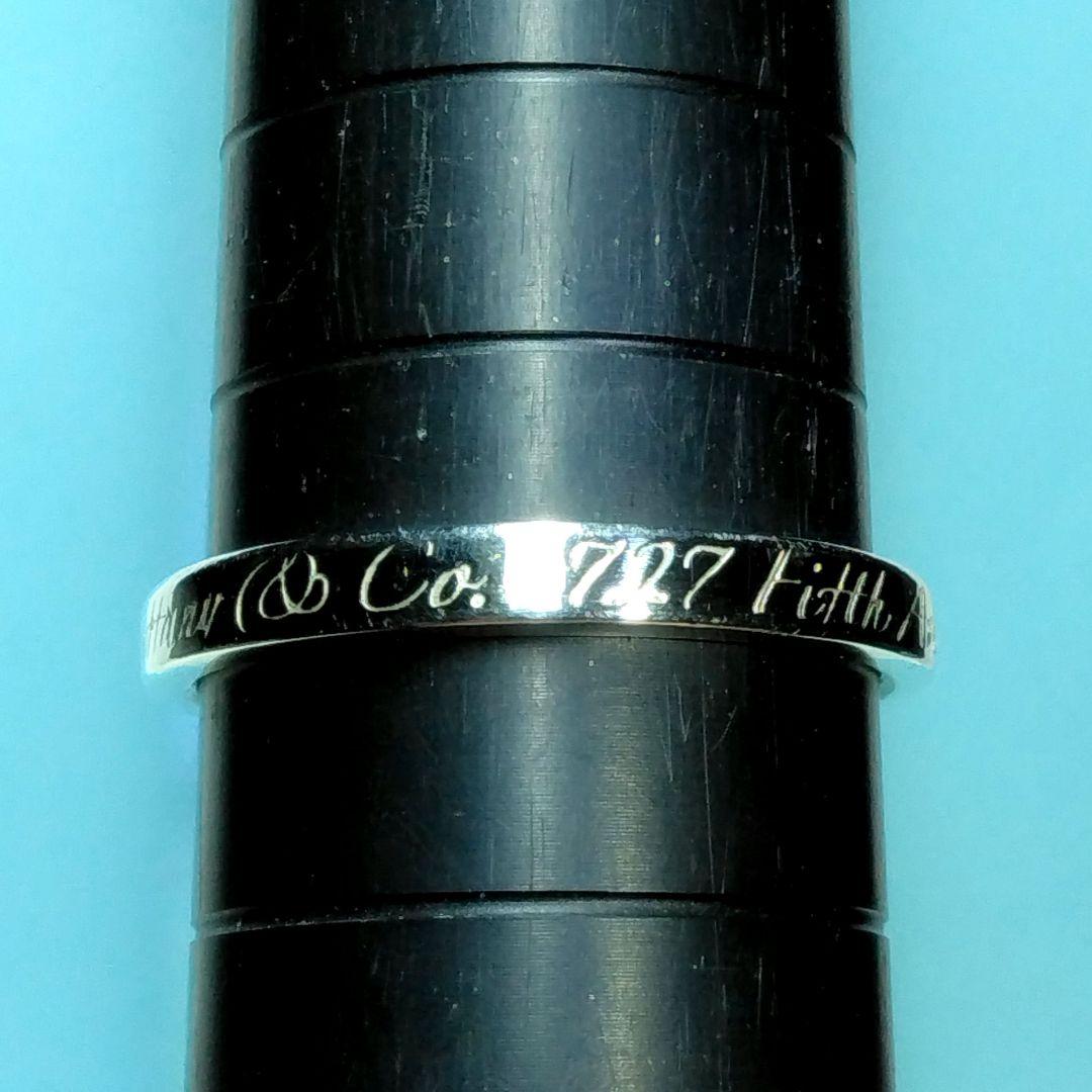 ティファニーノーツリング　20号 新品仕上げ　ほぼ無傷