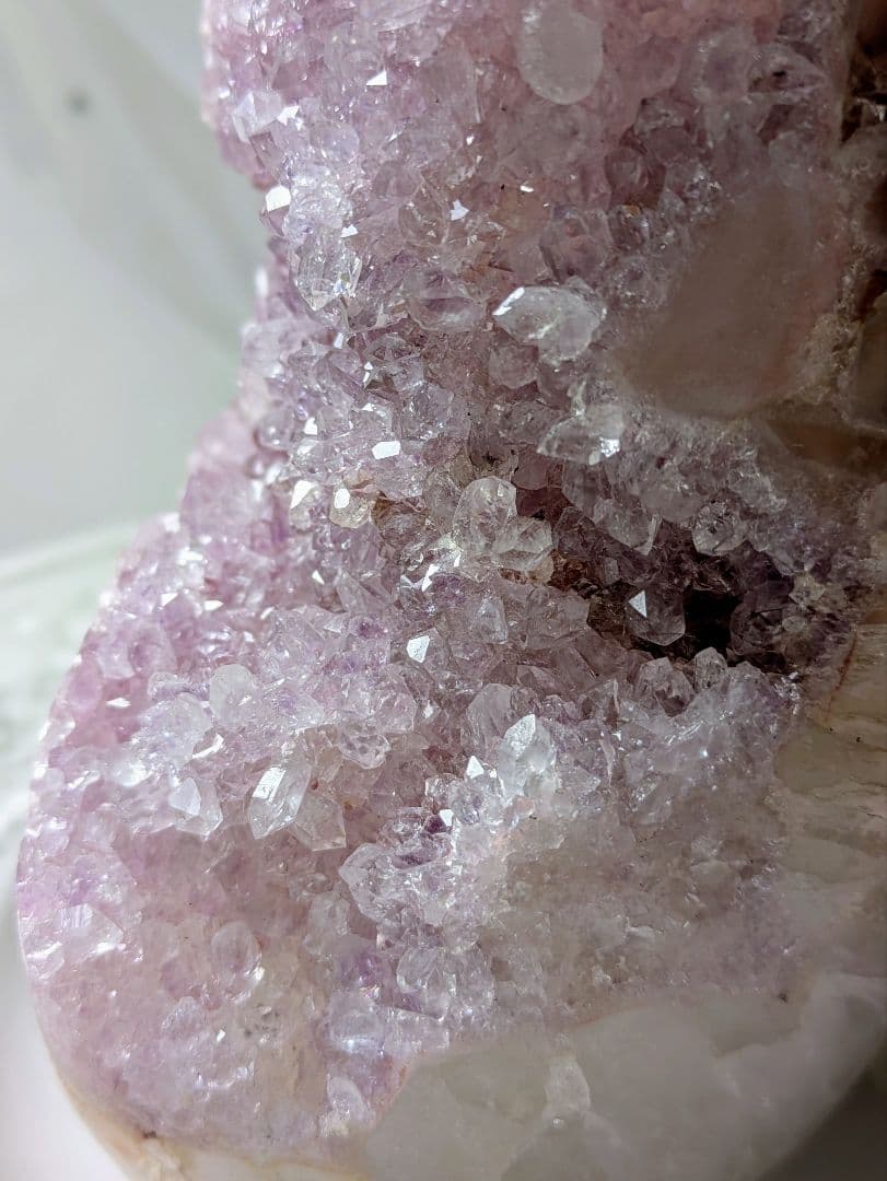 希少　高品質　♡ピンクアメジスト♡　瑪瑙　タワー　花　ピンク　天然石