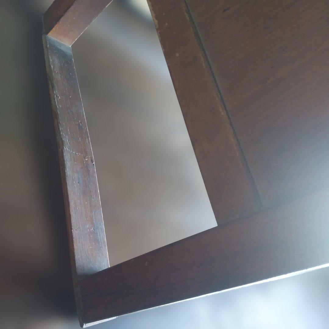 レトロ　事務机　天板一枚板使用　縦58cm横85cm高さ70cm