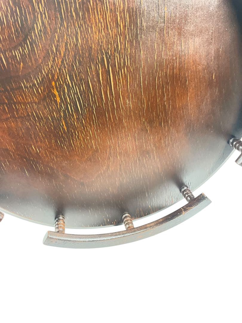 HR677 【レアデザイン】シャビー　古い飛騨産業　キッチンワゴン　テーブル