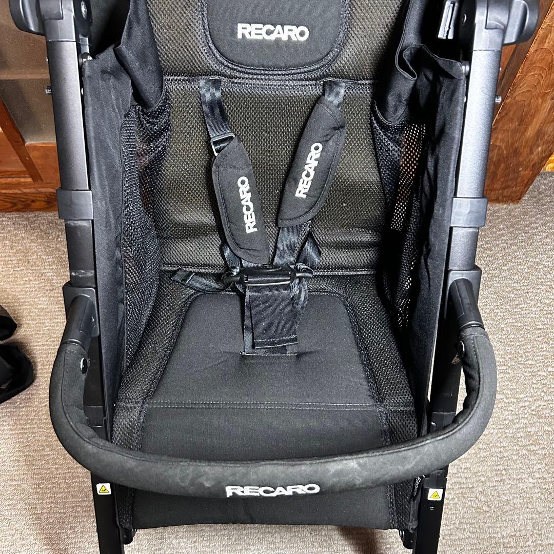 RECARO ベビーカー グレー イージーライフ 自立　折り畳