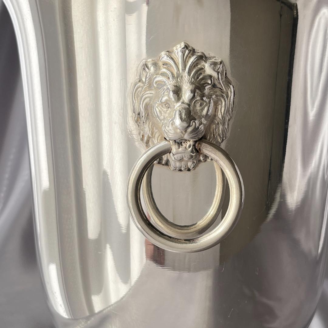 【仏蘭西】ライオンのワインクーラー / シャンパンクーラー 【シルバープレート】