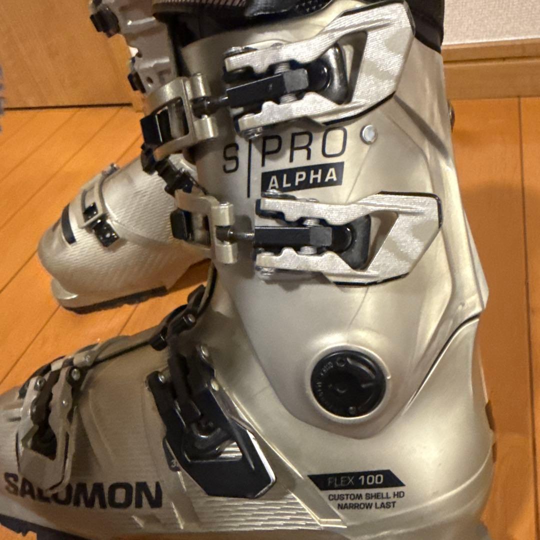 SALOMON 100 S/PRO ALPHA スキーブー 23/23.5