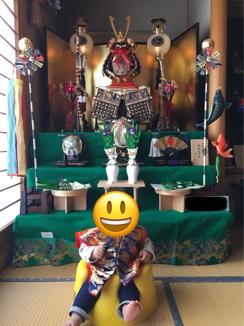 京都平安一水三段　五月人形 武士の鎧と兜①