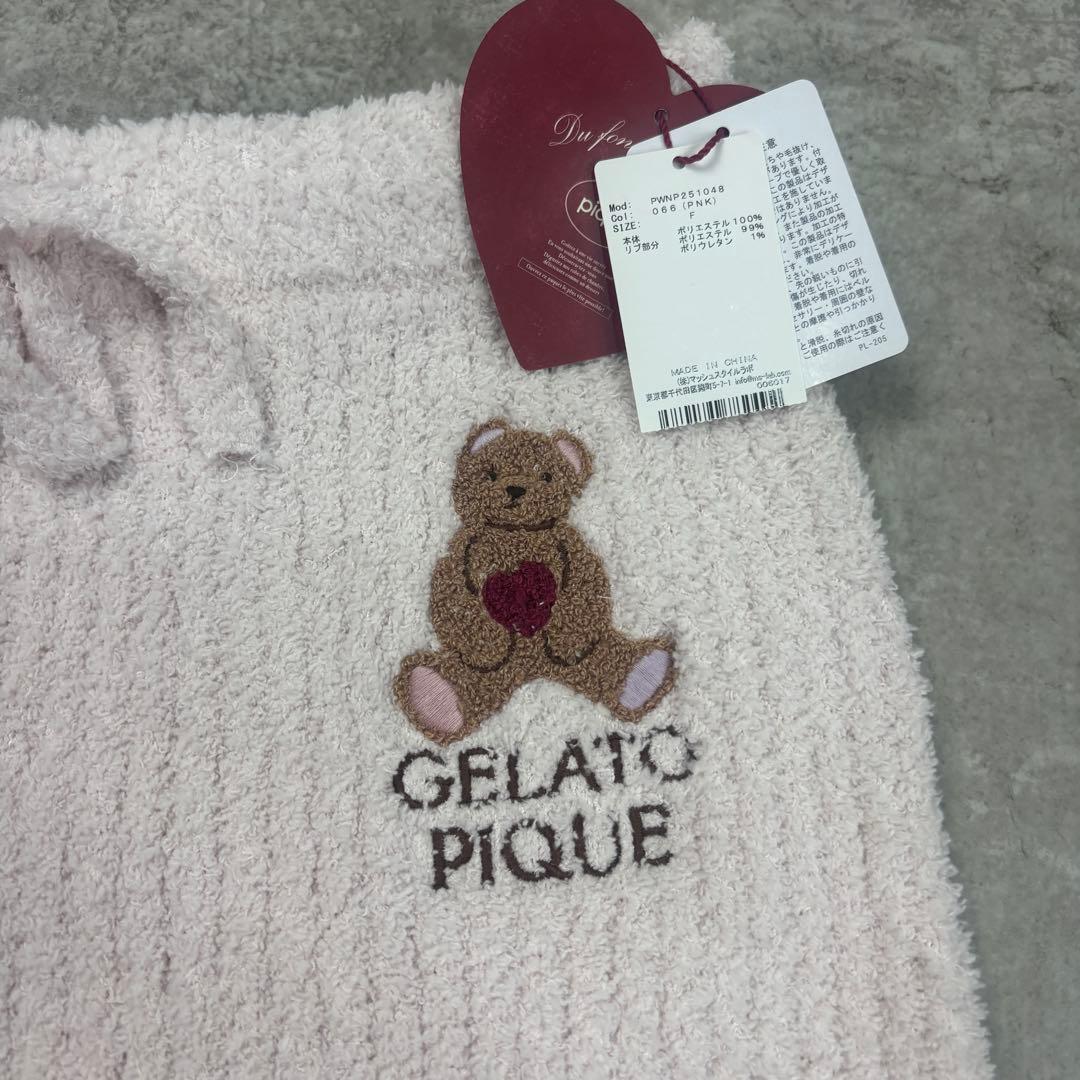 新品タグ付 gelatopique ジェラートピケ ハートベア柄 上下 セット