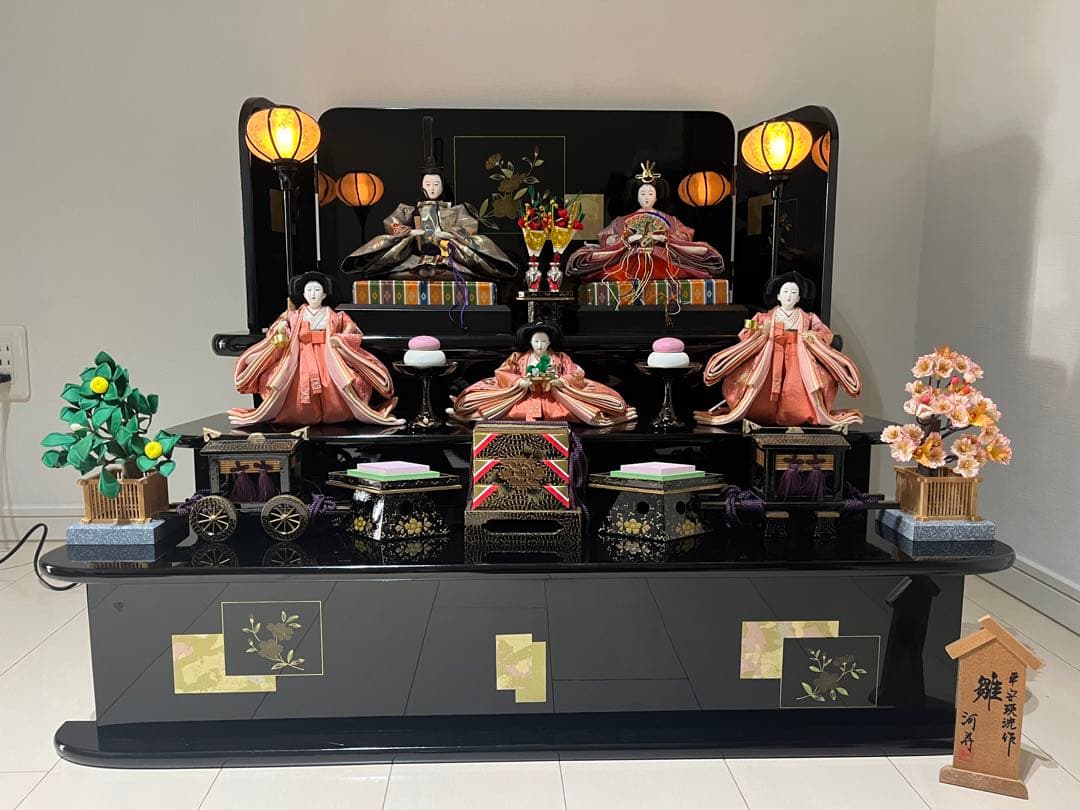 雛人形　3段　河寿　①