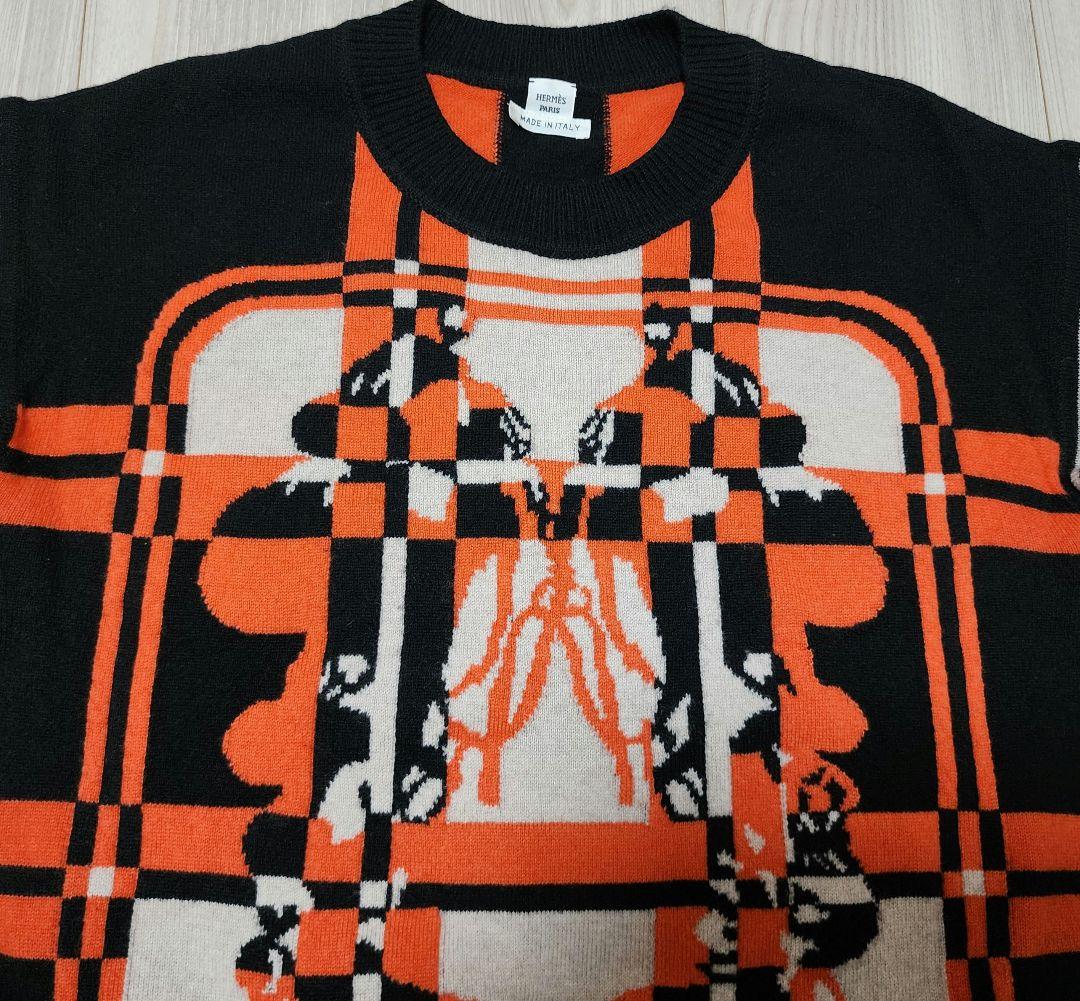 HERMES・エルメス◆半袖ニット