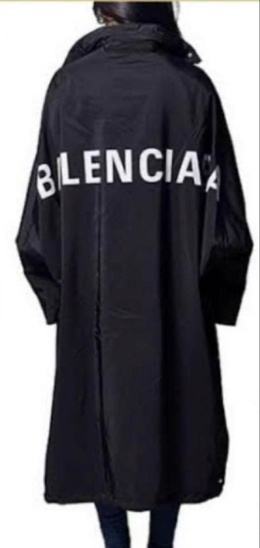 【新品未使用】BALENCIAGA バレンシアガ オペラコート黒36(XL相当