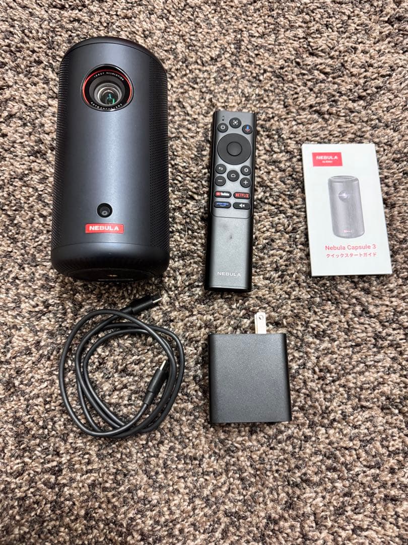 Anker Nebula Capsule 3 モバイル プロジェクター+スタンド