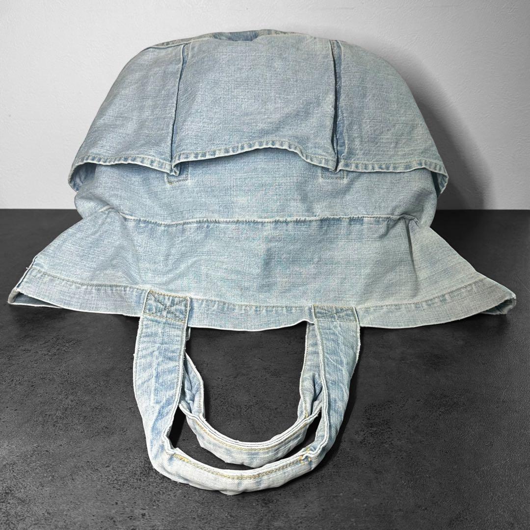 希少✨Carhartt デニム　ラージ　トートバッグ　2way ショルダーバッグ