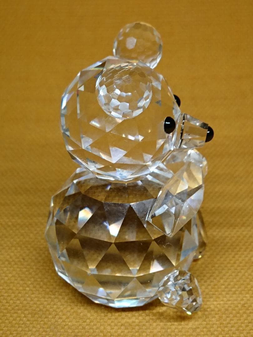 【美品】ベア　熊　スワロフスキー　置物　インテリア　工芸品　美術品　A3105