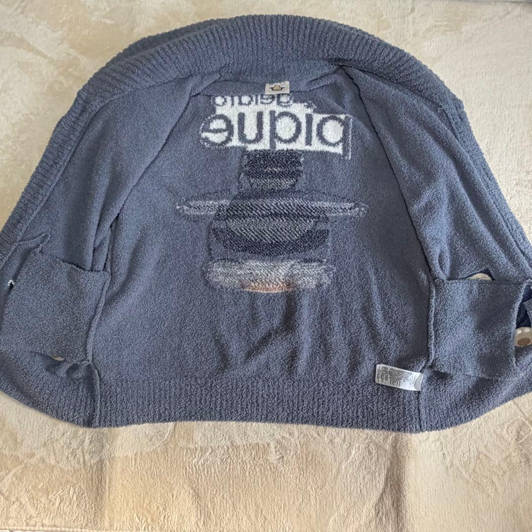 gelato ベビモコジャガードショール　カーディガン　カビゴン　M-L