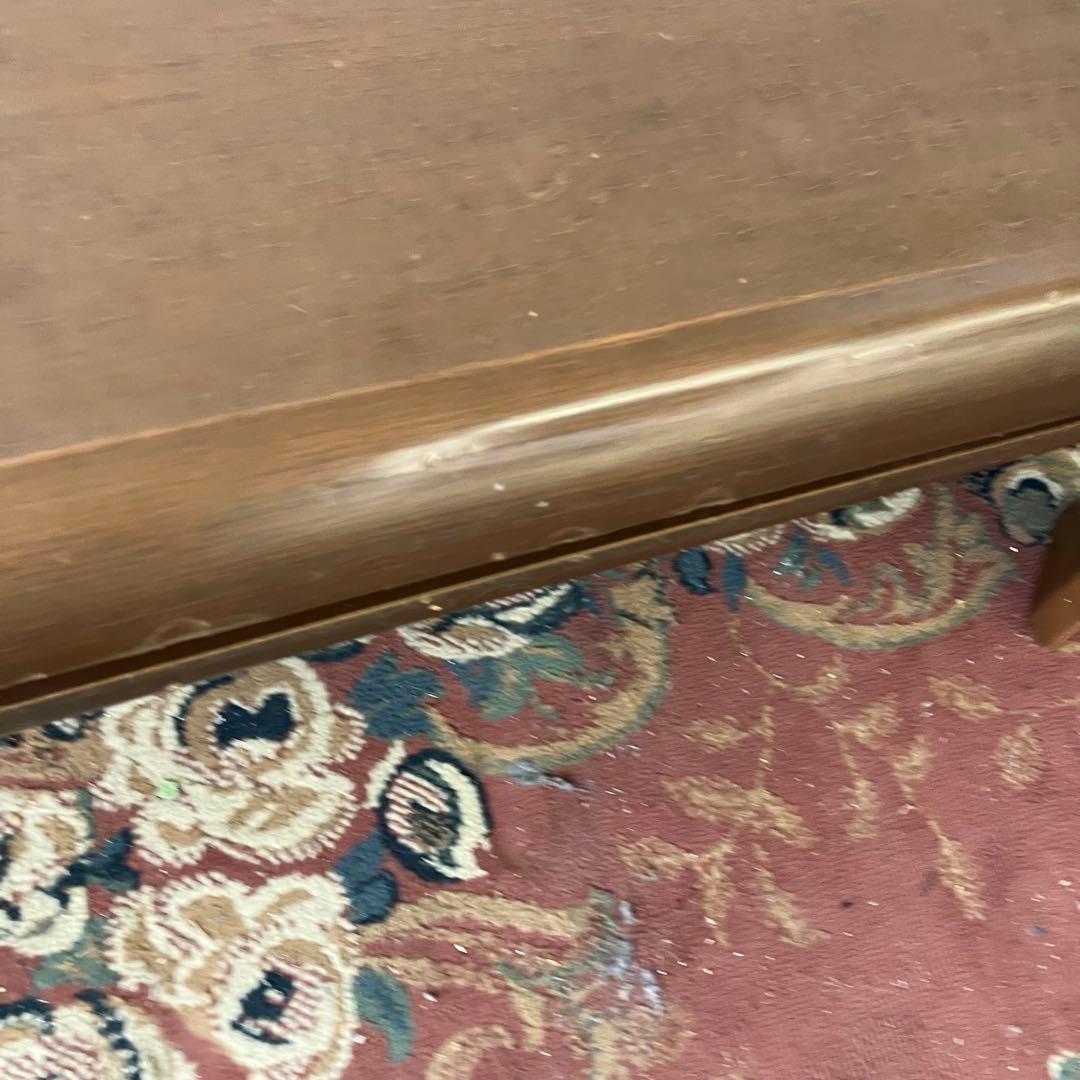 冨士ファニチア 天然木 センターテーブル ローテーブル 座卓 4人 ビンテージ