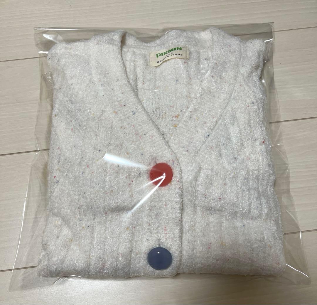 新品未使用　ジェラートピケ　PIKMIN ピクミン　スムーズィーリブカーディガン