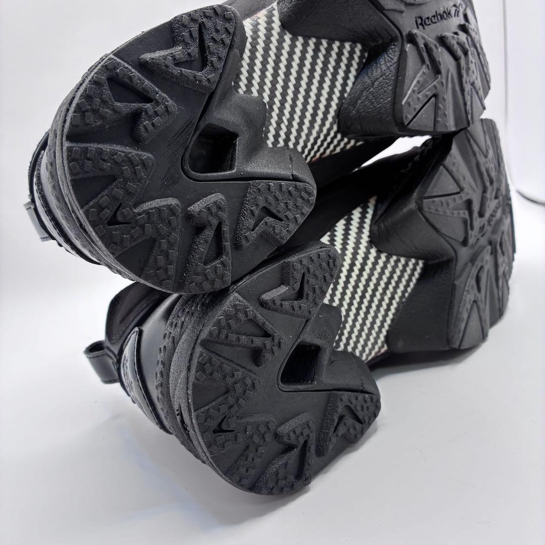 新品ReebokリーボックINSTAPUNPFURYポンプスニーカーブラック