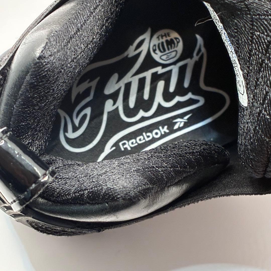 新品ReebokリーボックINSTAPUNPFURYポンプスニーカーブラック