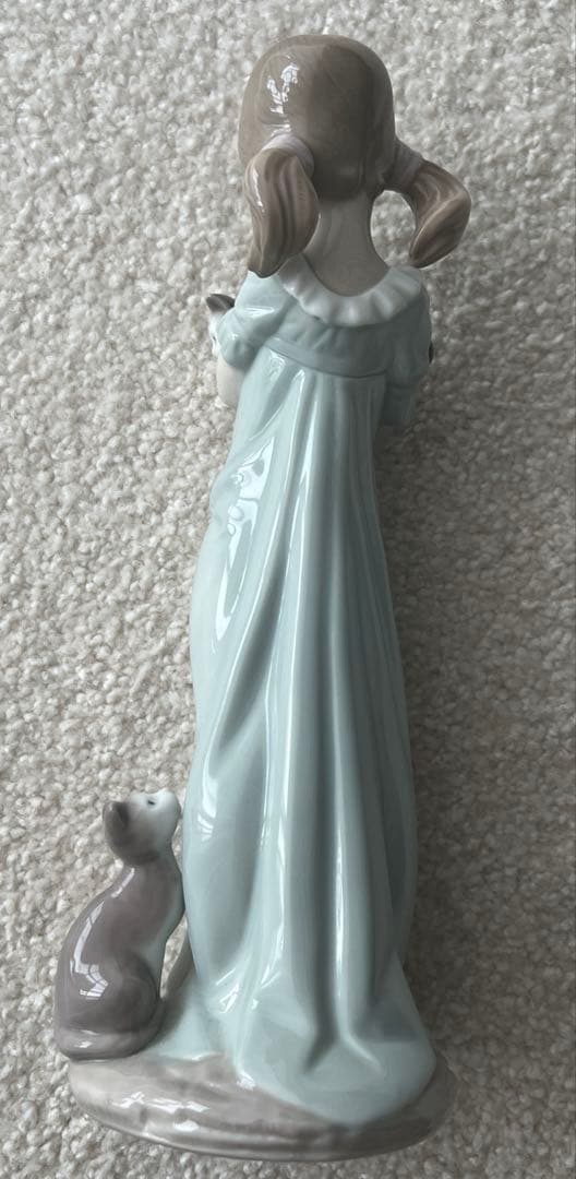 LIADRO 女の子と猫　美品