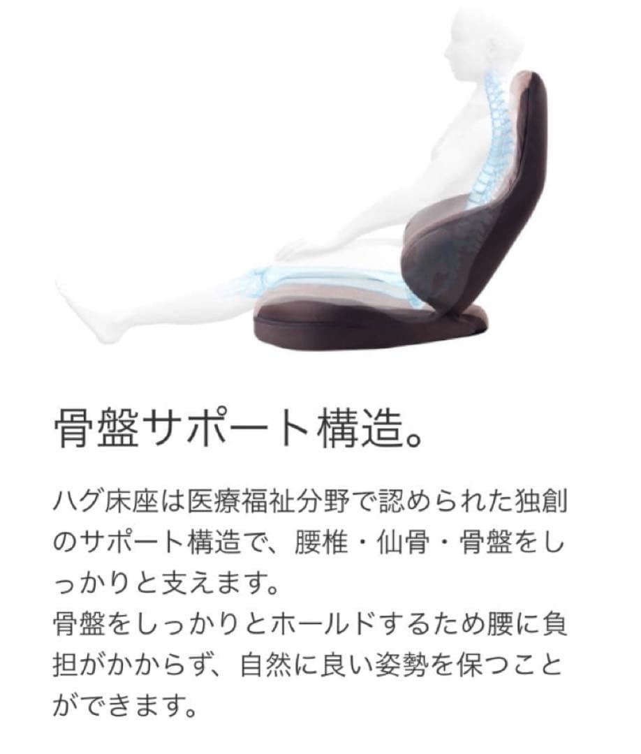 EXGEL エクスジェル HUG YuKaZa ハグ床座 座椅子