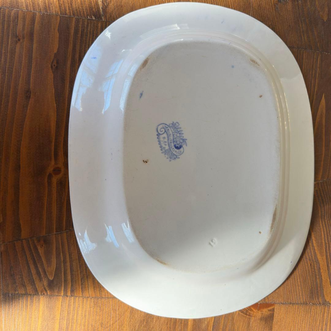 イギリス アンティーク 皿 バーレイ製