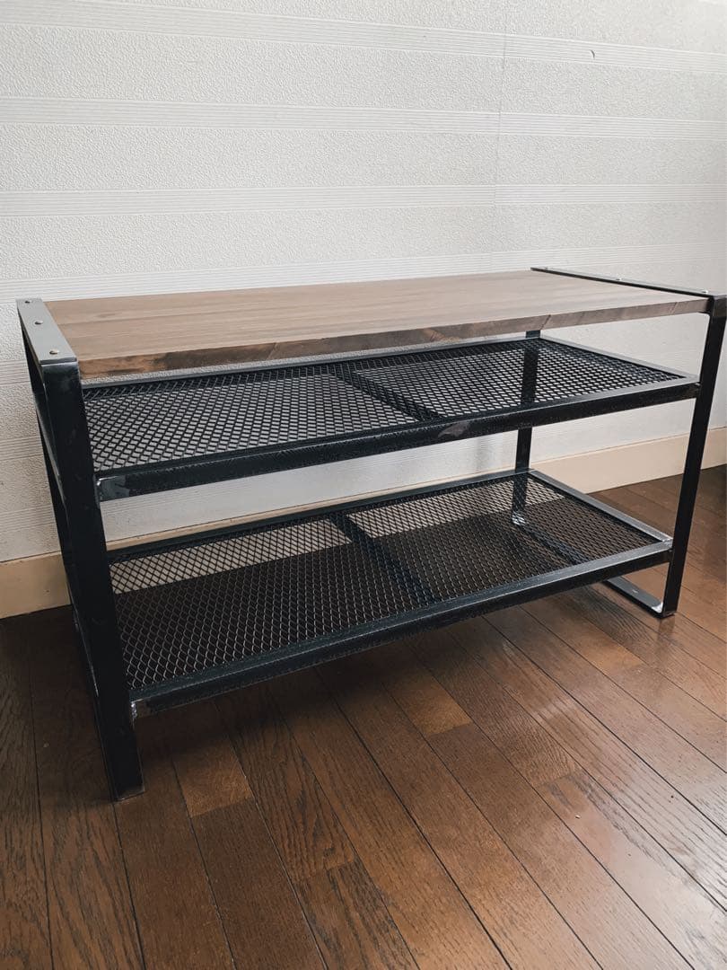 ☆送料込み☆アイアンシェルフ即購入OK インテリア　植物棚　アイアンラック　什器