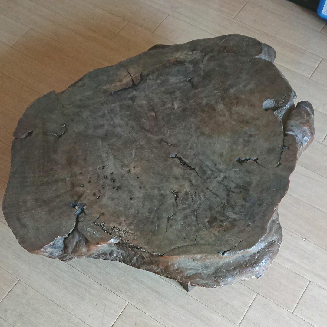 銘木（無垢） 花台 ローテーブル