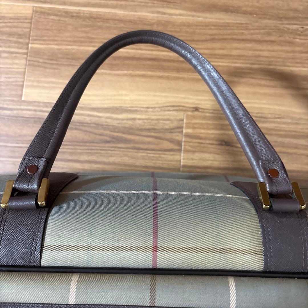 Burberrys チェック柄 ボストンバッグ