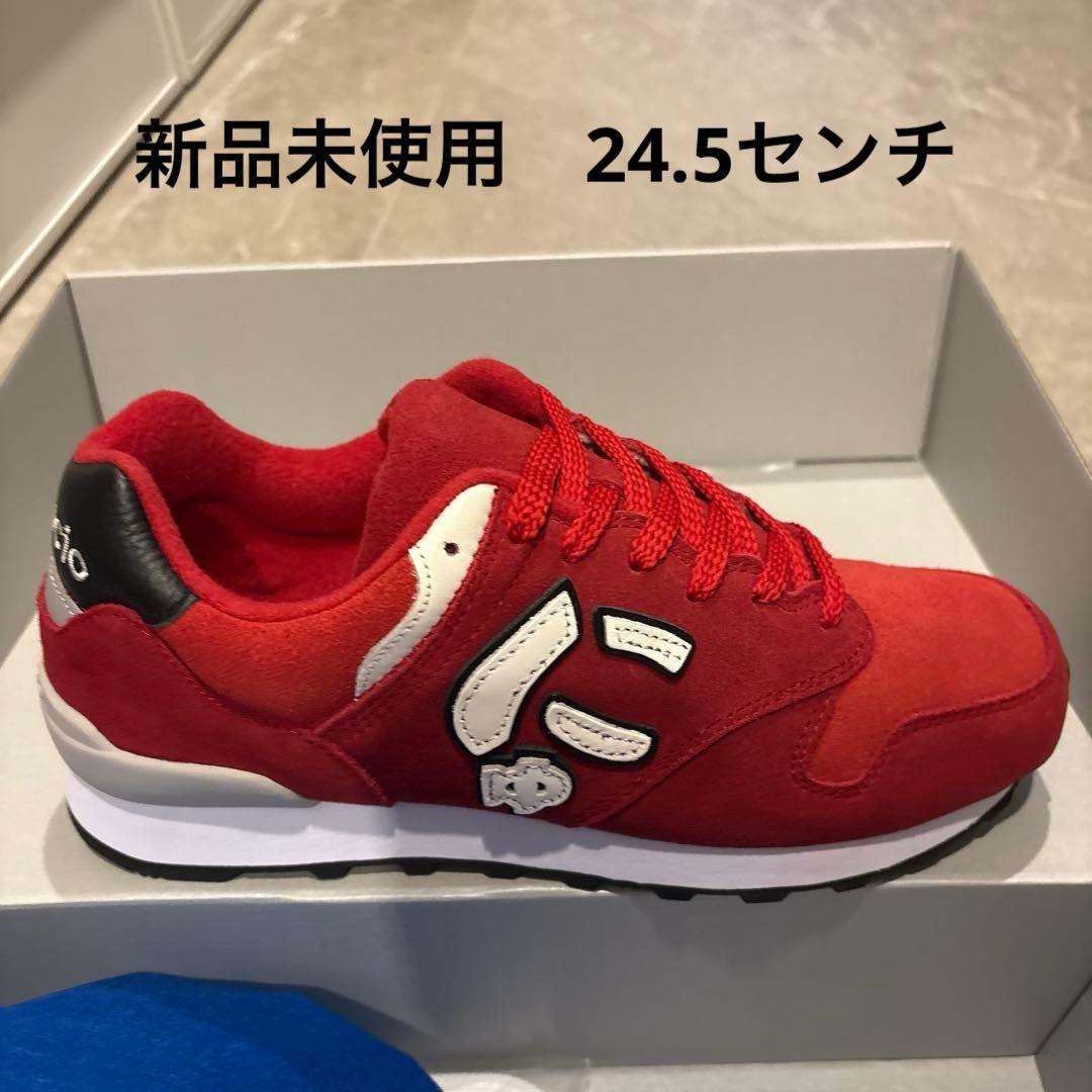 ☆新品☆Sangacto カーマインスニーカー 24.5センチ