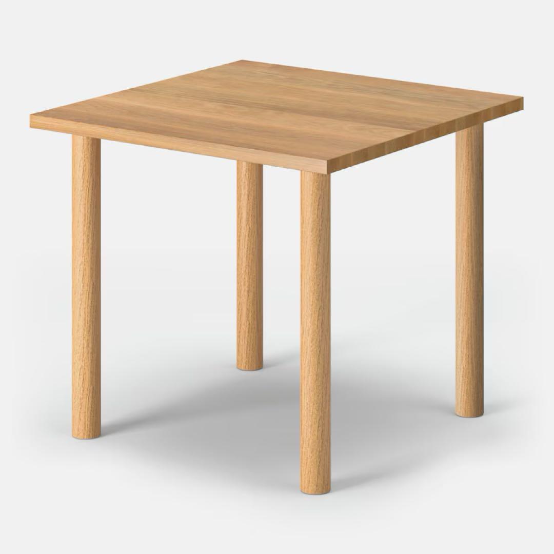 ⭐️超美品⭐️イス２脚＆テーブルセット⭐️無印良品⭐️廃盤希少⭐️木製テーブル