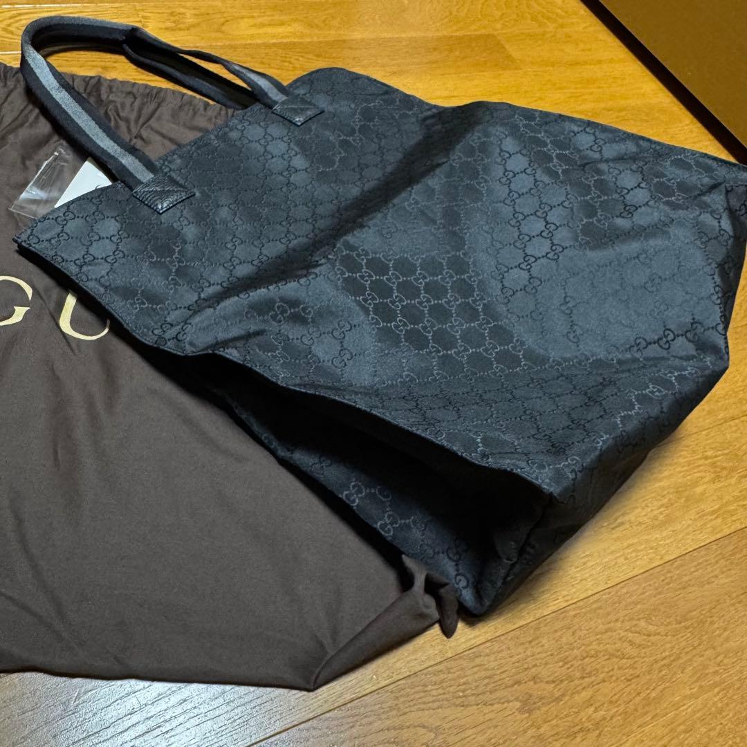 【極美品】 GUCCI グッチ トートバッグ 完品 ブラック メンズ レディース