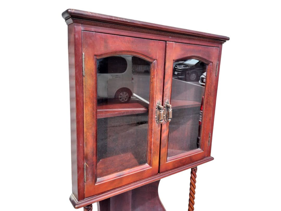 【希少】　アンティーク　昭和レトロ　コーナー棚　コーナーラック　コーナーチェスト