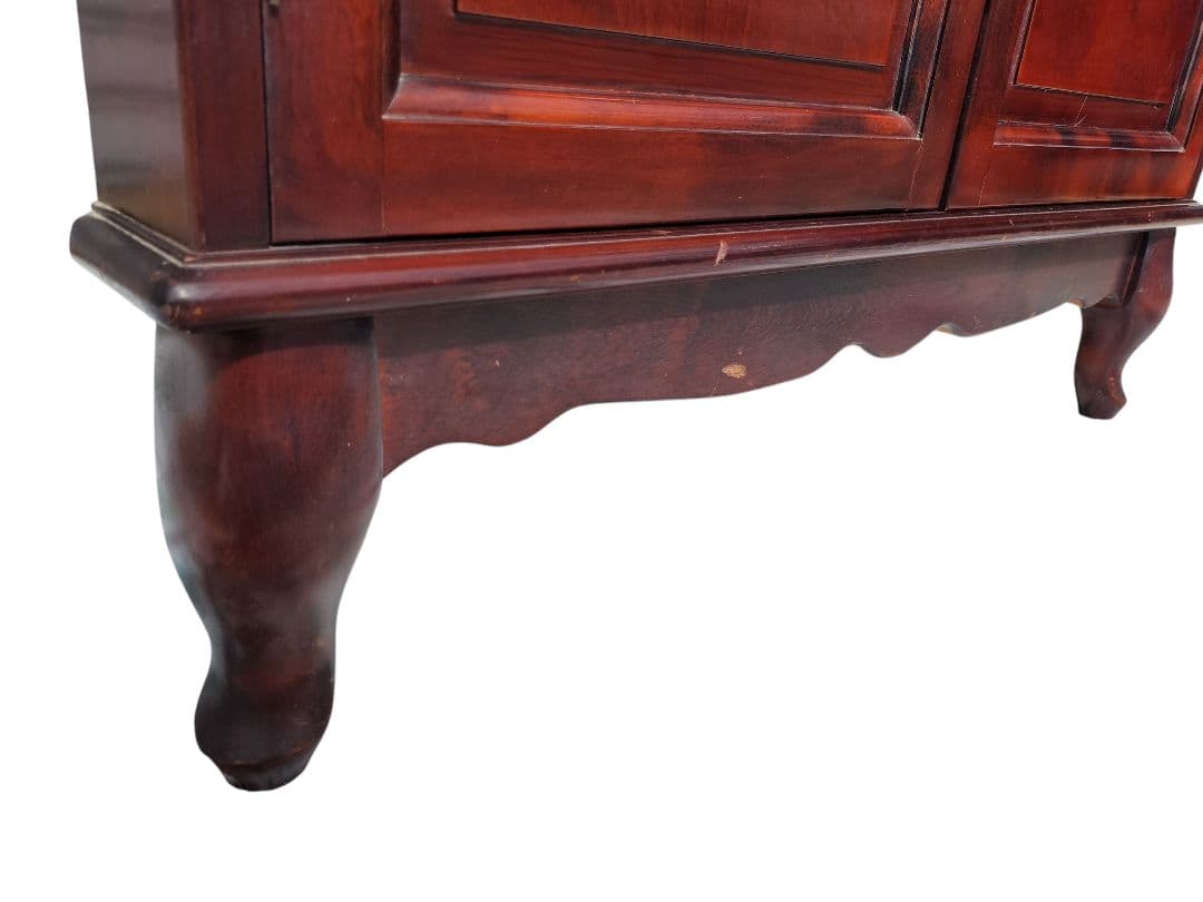 【希少】　アンティーク　昭和レトロ　コーナー棚　コーナーラック　コーナーチェスト