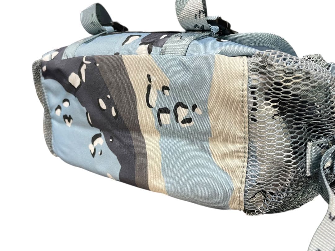 supreme シュプリーム　ショルダー　カモフラ　カモ柄　ブルー　ナイロン