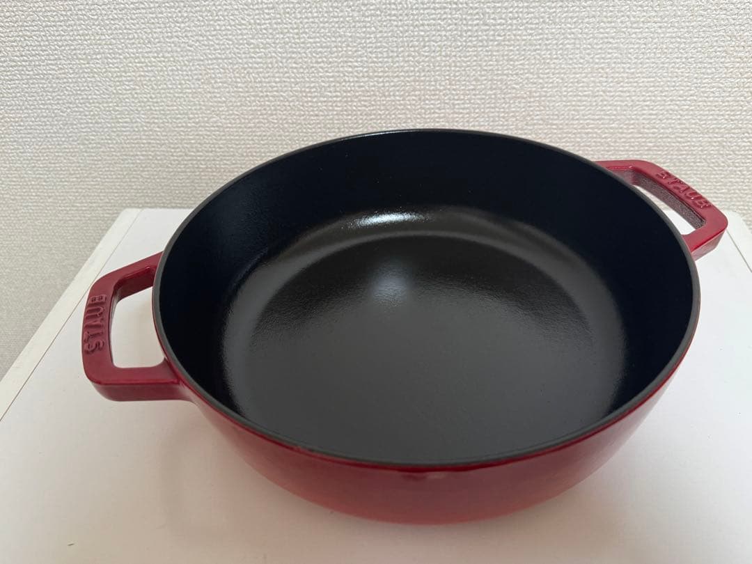 ストウブ Staub ブレイザーソテーパン 24cm チェリー 赤 フライパン