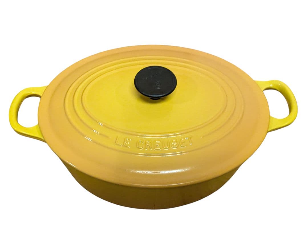 Le Creuset イエロー 両手鍋　25cm