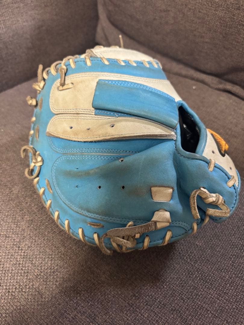 Mizuno 軟式グローブ 青/白