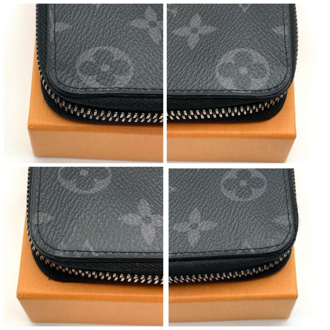 【新型IC・美品】ルイヴィトン ジッピーウォレット モノグラム エクリプス